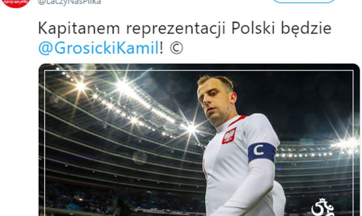 Kamil Grosicki kapitanem w meczu z Portugalią!